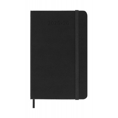 AGENDA 18M 2025 2026 SEMANAL P 9 X 14 CM NEGRA TAPA DURA MOLESKINE DHB18WN2Y26