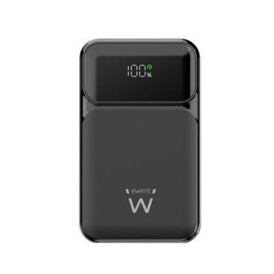 Ewent Power Bank de 65W y 20000 mAh Bateria Externa de Carga Rapida con Entrada y Salida USB C