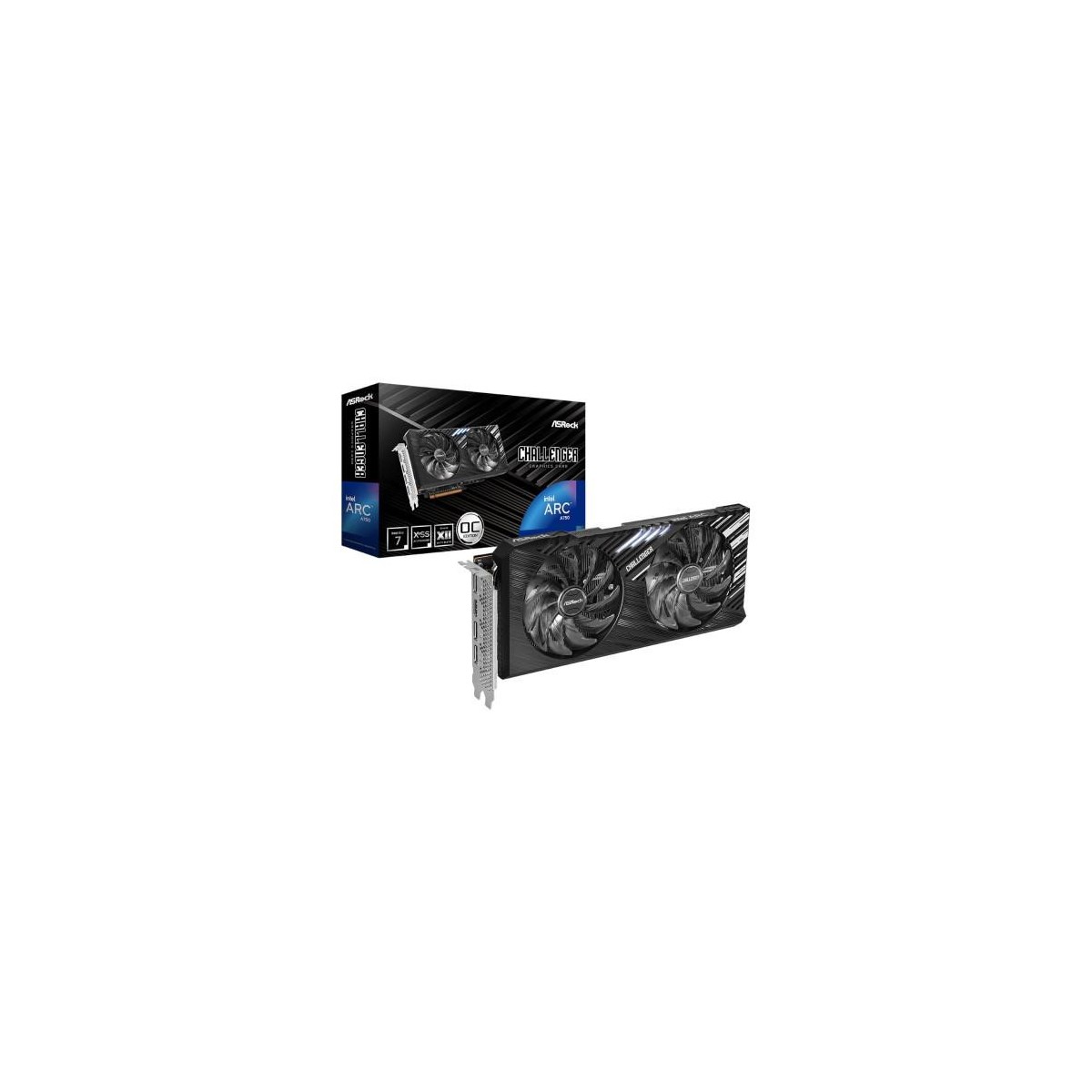 VGA ASROCK A770 CL SE 16GOINTELA77016GBGDDR6256BIT3DP1HDMI2 VENTILADORES A770 CL SE 16GO