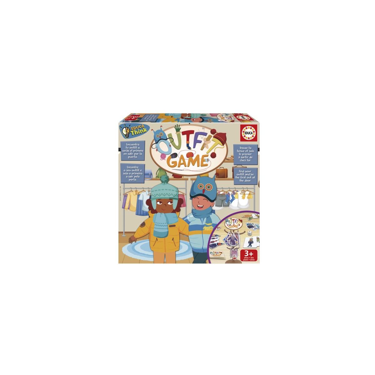 CAJA JUEGO CREA OUTFIT COL EDUCA THINK EDUCA BORRAS 20138