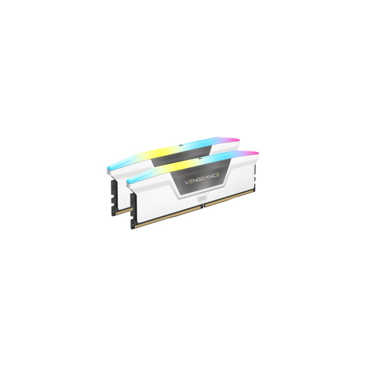 MEMORIA CORSAIR DDR5 32GB 2X16GB PC6400 VENGEANCE RGB BLANCA CMH32GX5M2B6400Z32W