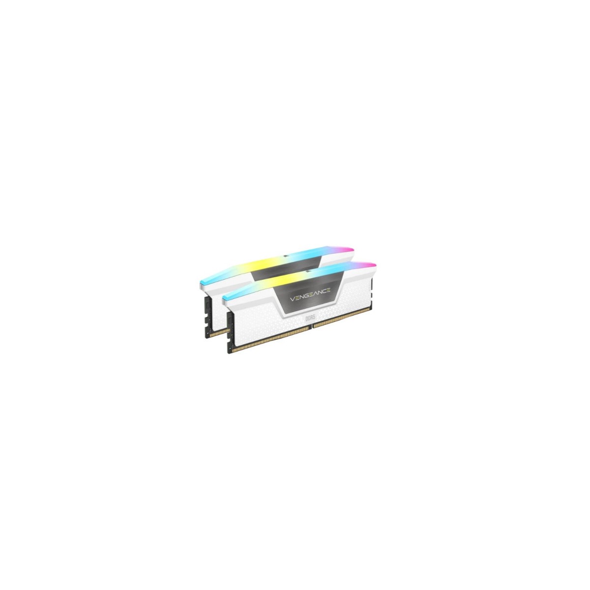 MEMORIA CORSAIR DDR5 32GB 2X16GB PC6400 VENGEANCE RGB BLANCA CMH32GX5M2B6400Z36W