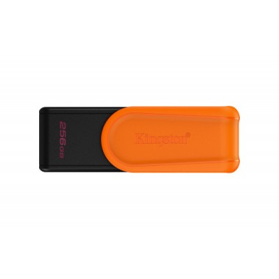 Kingston Technology DataTraveler 256GB Portable USB 32 Gen 1 Exodia S Black Orange