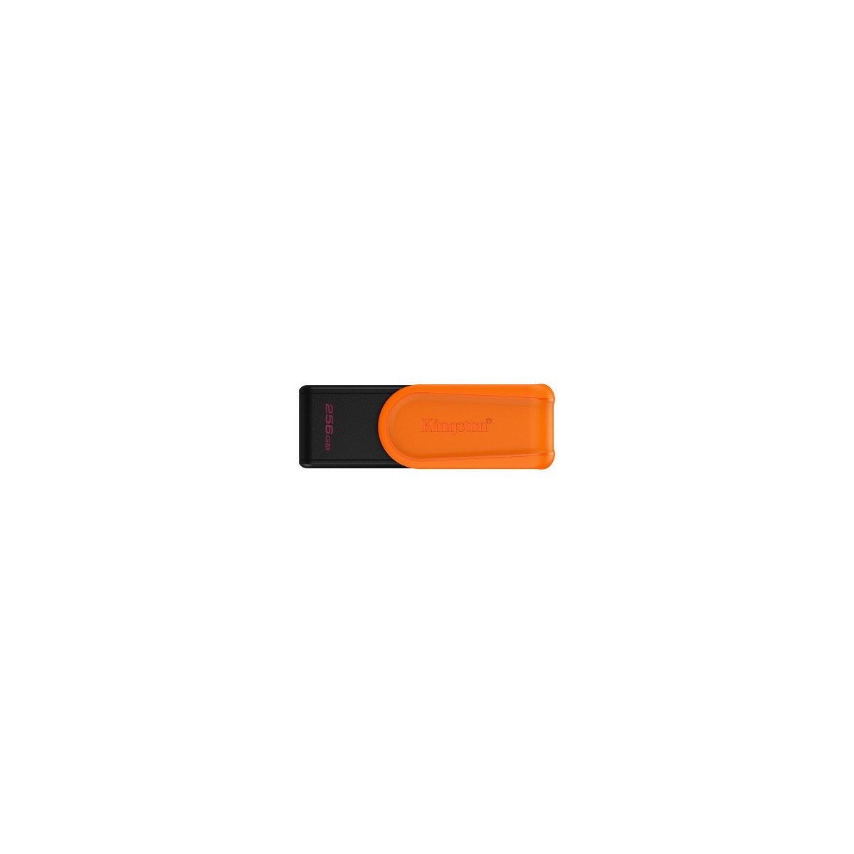 Kingston Technology DataTraveler 256GB Portable USB 32 Gen 1 Exodia S Black Orange