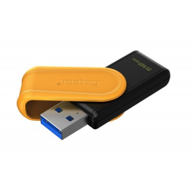Kingston Technology DataTraveler 512GB Portable USB 32 Gen 1 Exodia S Black Yellow