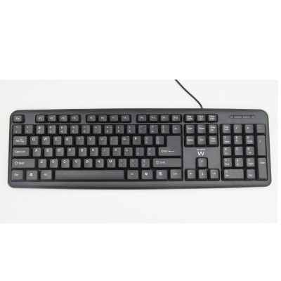 Ewent EW3109 teclado USB PS 2 Negro