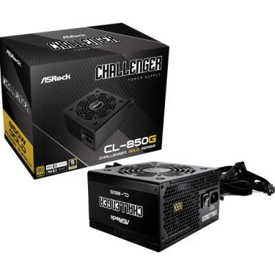 Asrock Challenger CL 850G unidad de fuente de alimentacion 850 W 204 pin ATX ATX Negro