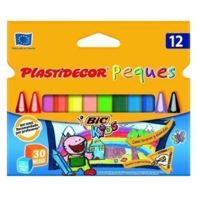 BIC PlastiDecor laapiz de color Multicolor 12 piezas