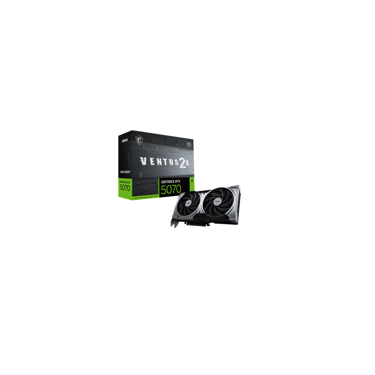MSI GeForce RTX 5070 12G VENTUS 2X OC NVIDIA 12 GB GDDR7