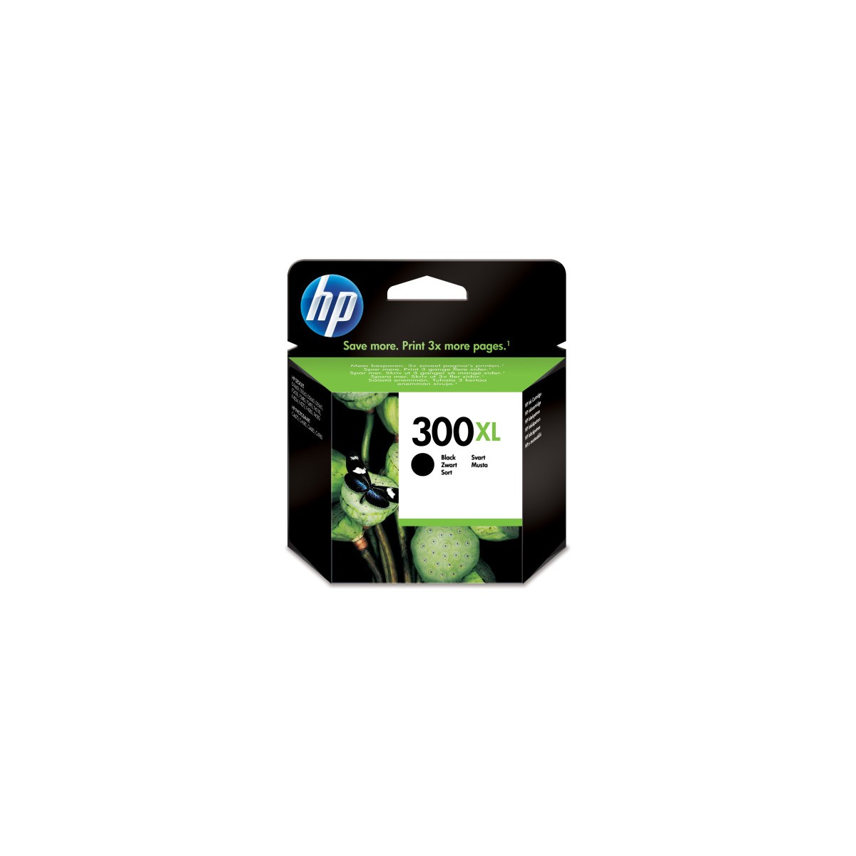 HP Cartucho de tinta original 300XL de alta capacidad negro