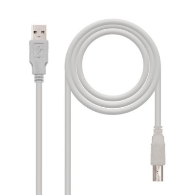 Nanocable CABLE USB 20 IMPRESORA TIPO A M B M BEIGE 18 M