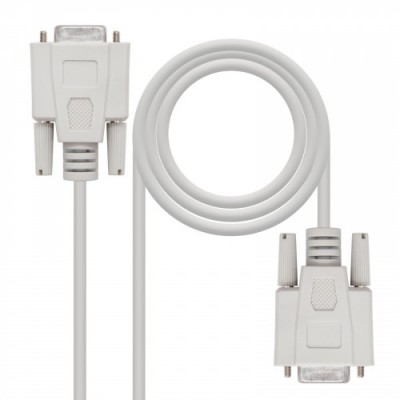 Nanocable CABLE SERIE NULL MODEM DB9 H DB9 H 18 M