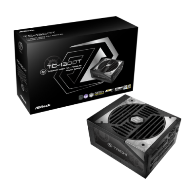 Asrock Taichi TC 1300T unidad de fuente de alimentacion 1300 W 204 pin ATX ATX Negro