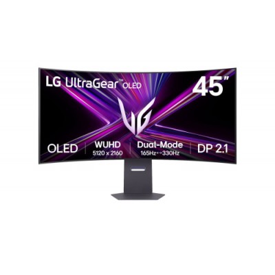 LG UltraGear pantalla para PC 1143 cm 45 5120 x 2160 Pixeles OLED Negro