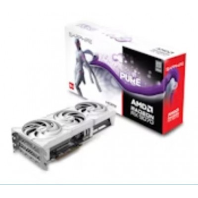 VGA SAPPHIRE PURE RX 9070 GAMING OCAMDRX907016GBGDDR6256BIT2HDMI2DP 3 VENTILADORES