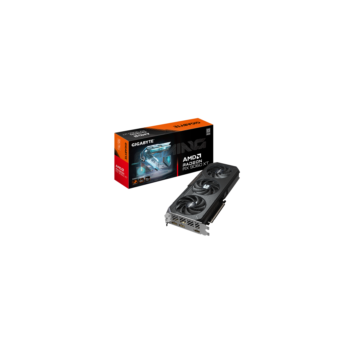 GIGABYTE Radeon RX 9060 XT GAMING OC 16G Tarjeta Grafica 16GB GDDR6 128bit PCI E 50 3320 MHz Frecuencia del nucleo 2 x DisplayP