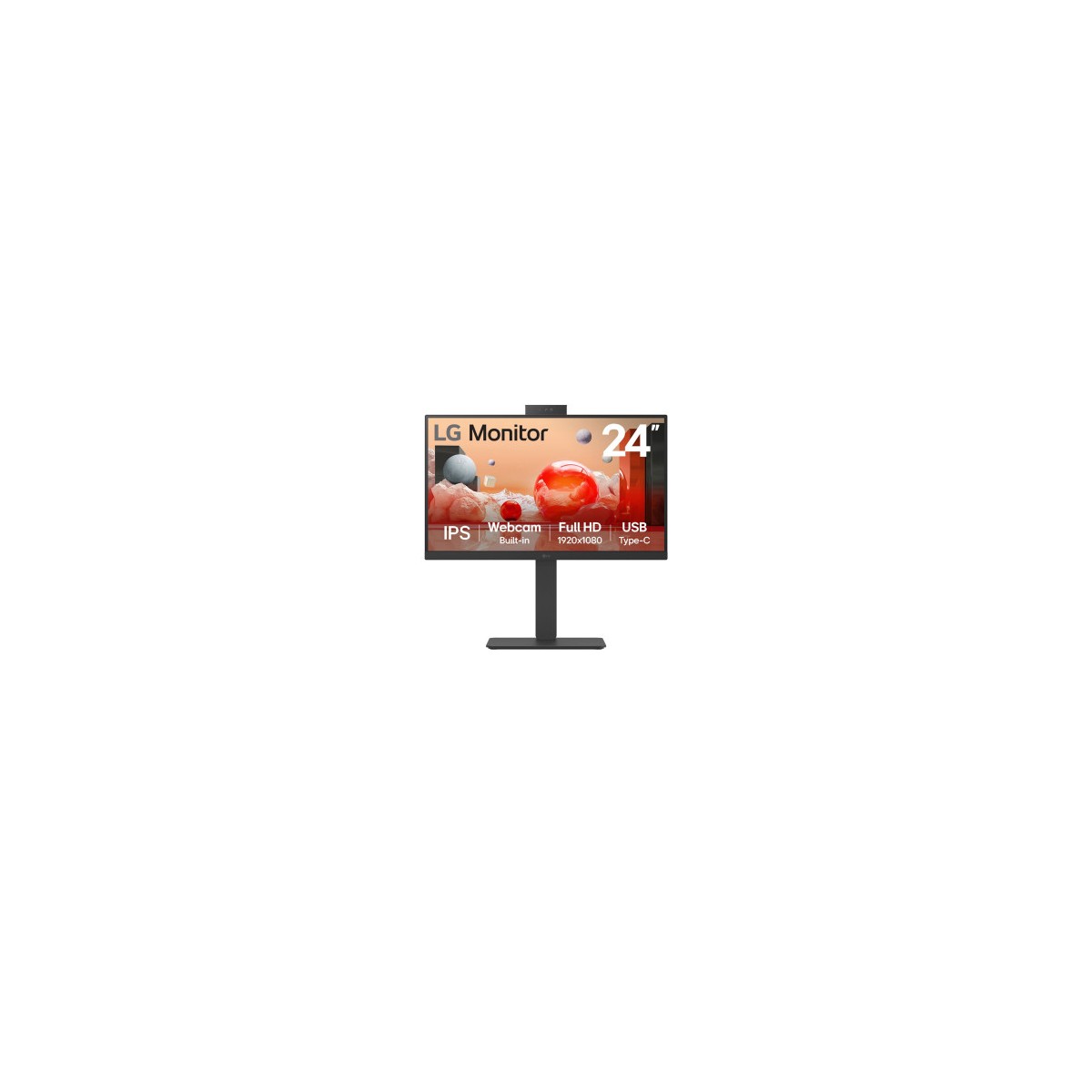 LG 24BA850 B pantalla para PC 605 cm 238 1920 x 1080 Pixeles Full HD Negro