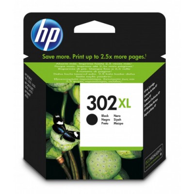 CARTUCHO DE TINTA HP 302XL NEGRO ALTA CAPACIDAD F6U68AE