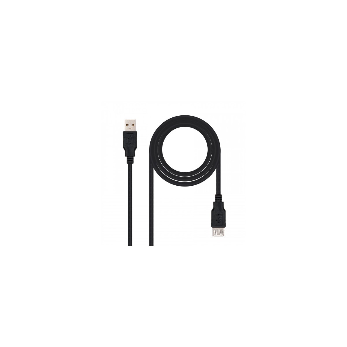 Nanocable CABLE USB 20 TIPO A M A H NEGRO 30 M