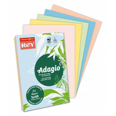 PAQUETE 500H PAPEL 80GR A3 SALMON PALIDO ADAGIO 156234