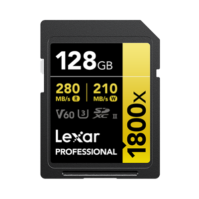 Lexar Professional 1800x 128 GB SDXC UHS II Clase 10