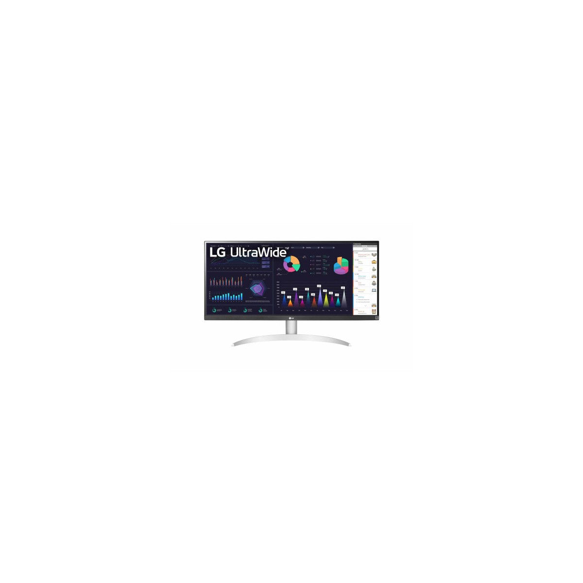 LG 29WQ600 WAEU pantalla para PC 737 cm 29 2560 x 1080 Pixeles Full HD LCD Mesa Blanco