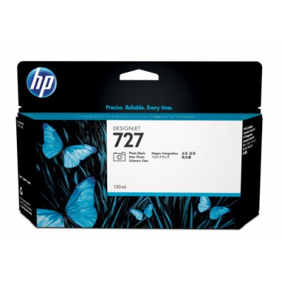 HP Cartucho de tinta DesignJet 727 negro fotografico de 130 ml
