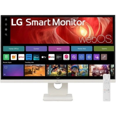 MONITOR LG 27U731SA W MONITOR MYVIEW 27 PANEL IPS 3840 X 2160 60HZ 5MS GTG WEBOS 24 DCI P3 90 AJUSTE EN INCLINACION BLANCO