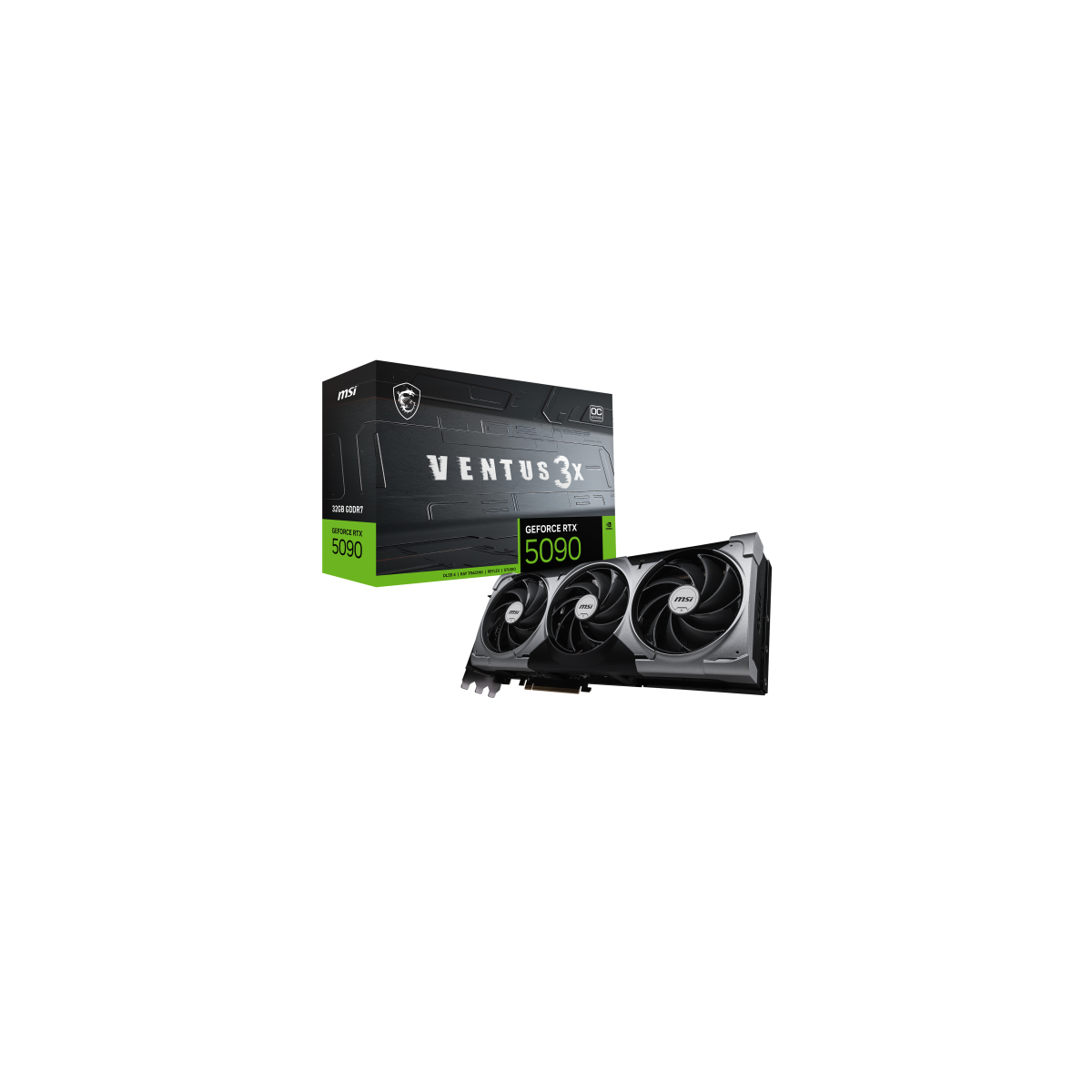MSI VENTUS GEFORCE RTX 5090 32G 3X OC tarjeta grafica NVIDIA 32 GB GDDR7