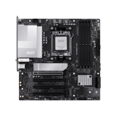 PLACA MSI PRO B850M P WIFIAMDAM5B8504DDR5256GB1HDMI1DP4SATA33M25GBLANWIFI7BT547USB32MATX