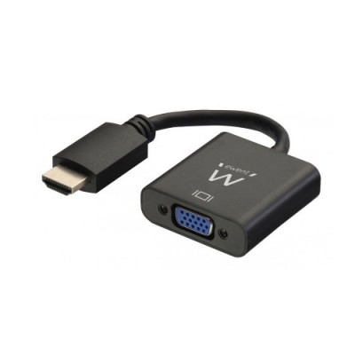 Ewent EW9864 adaptador de cable de video 02 m HDMI VGA 35mm Negro