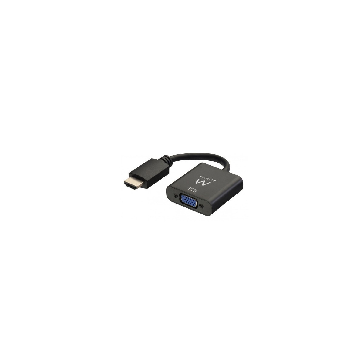 Ewent EW9864 adaptador de cable de video 02 m HDMI VGA 35mm Negro