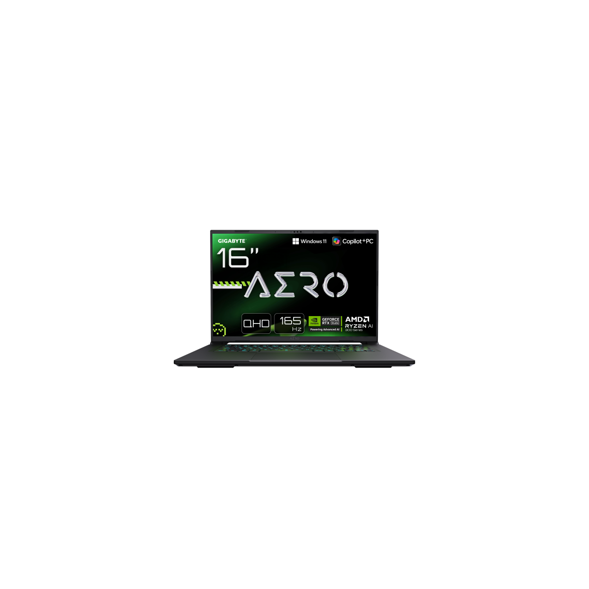 GIGABYTE AERO X16 1VH93ESC64AH Copilot PC AMD Ryzen AI 7 350 Portatil 406 cm 16 WQXGA 32 GB DDR5 SDRAM 1 TB SSD NVIDIA GeForce 