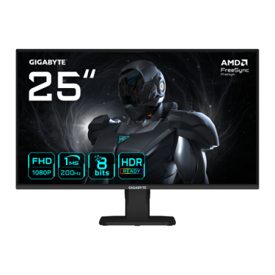 GIGABYTE GS25F2 Monitor Gaming 25 FHD 1920 x 1080 200Hz 1ms 300 cd m Display HDR 10 HDMI 20 DisplayPort 14