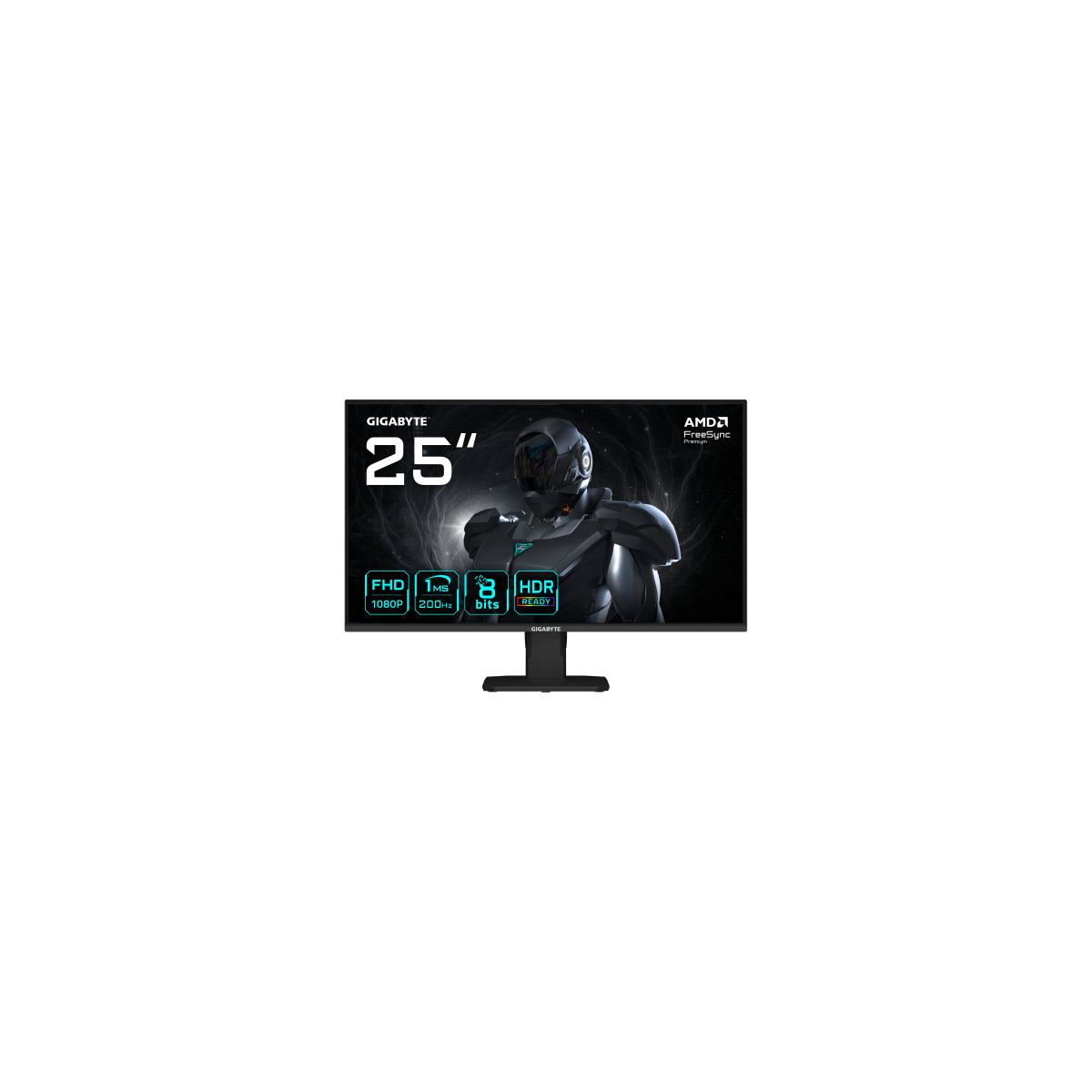 GIGABYTE GS25F2 Monitor Gaming 25 FHD 1920 x 1080 200Hz 1ms 300 cd m Display HDR 10 HDMI 20 DisplayPort 14