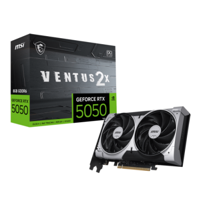 MSI GEFORCE RTX 5050 8G VENTUS 2X OC tarjeta grafica NVIDIA 8 GB GDDR6