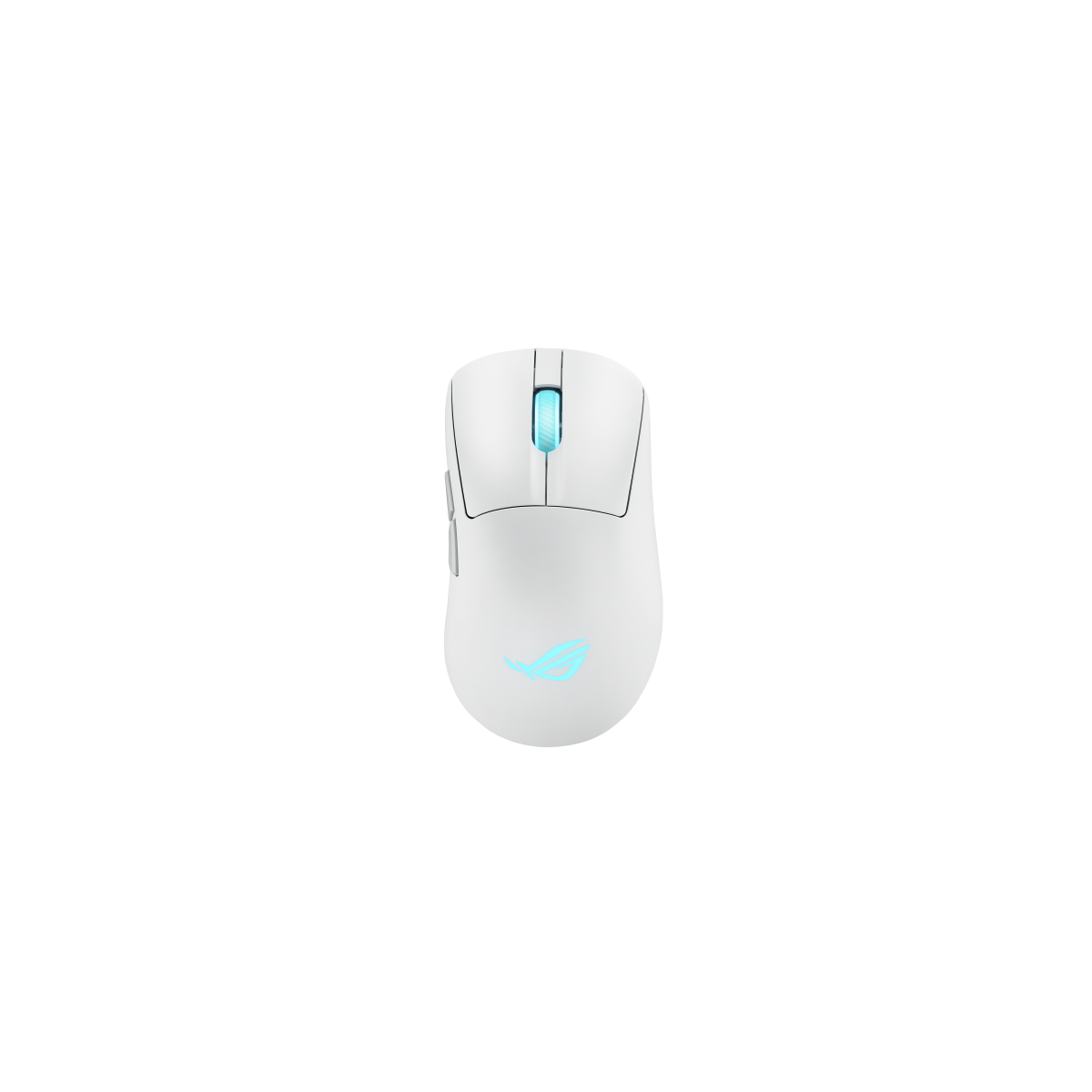 ASUS ROG Keris II Origin WHT raton Juego mano derecha RF Wireless Bluetooth USB Type A optico 42000 DPI