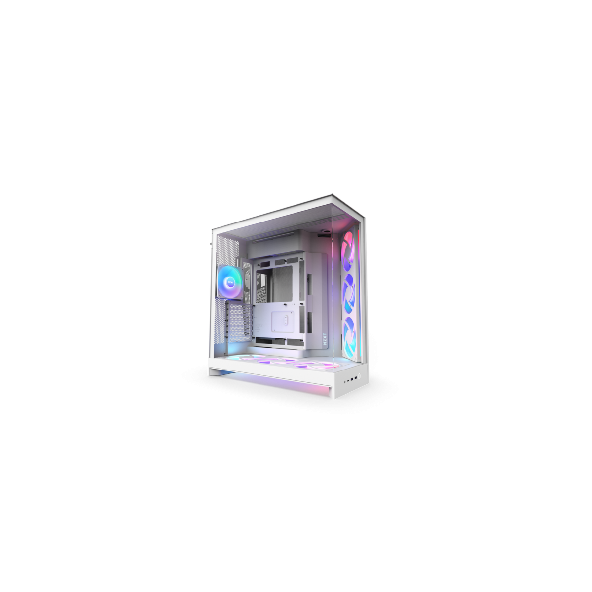 NZXT H9 Flow RGB Midi Tower Blanco