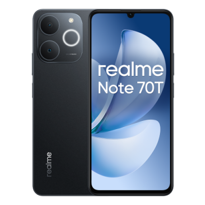 realme Note 70T 171 cm 674 SIM doble Android 15 4G USB Tipo C 4 GB 256 GB 6000 mAh Negro