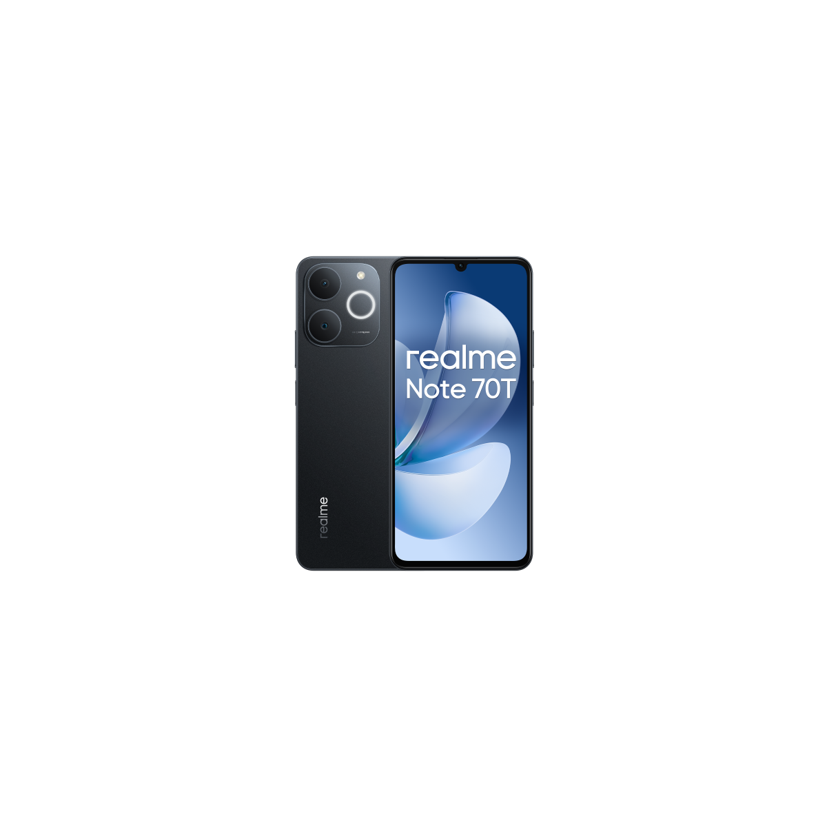 realme Note 70T 171 cm 674 SIM doble Android 15 4G USB Tipo C 4 GB 256 GB 6000 mAh Negro