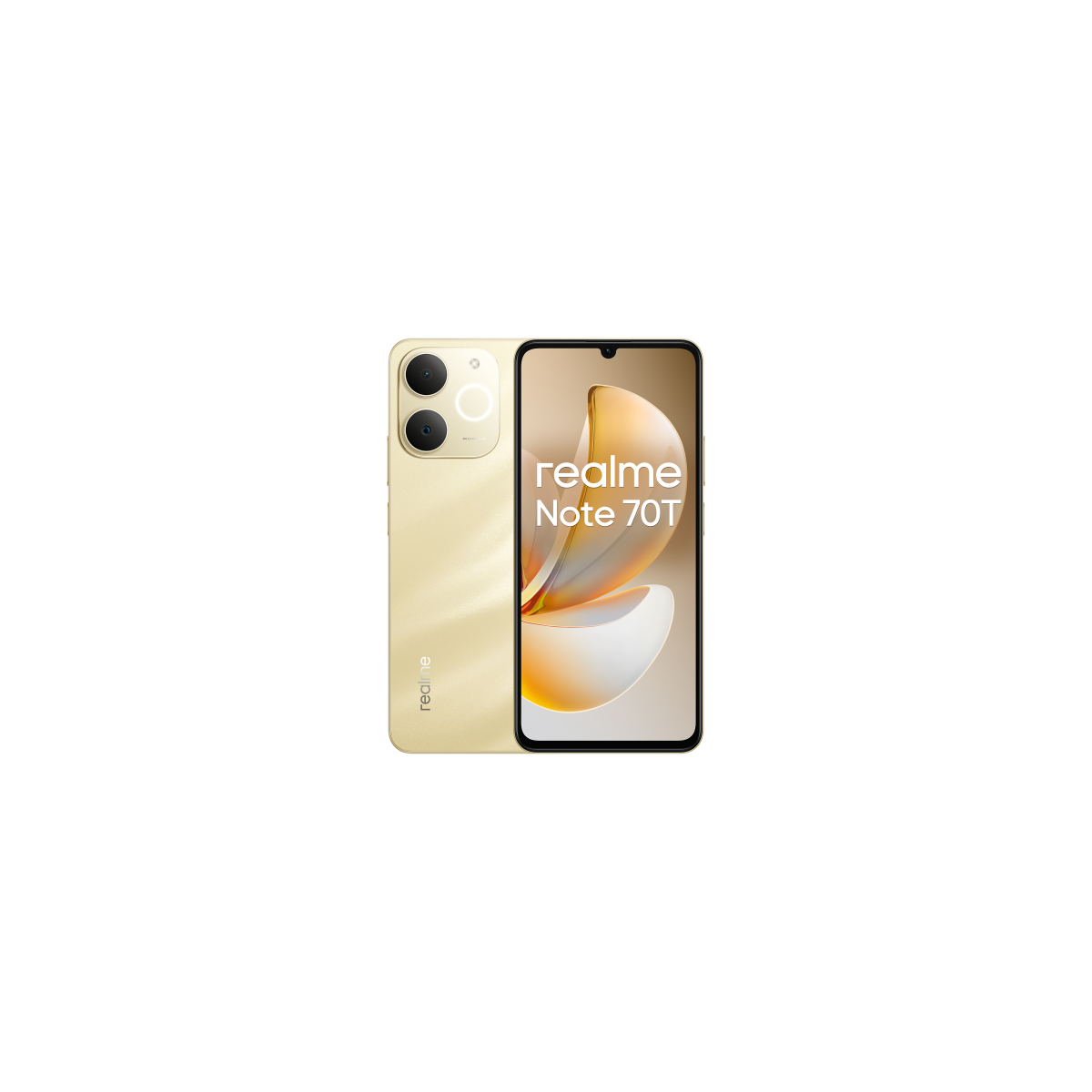 realme Note 70T 171 cm 674 SIM doble Android 15 4G USB Tipo C 4 GB 256 GB 6000 mAh Oro realme Note 70T 171 cm 674 SIM doble Android 15 4G USB Tipo C 4 GB 256 GB 6000 mAh Oro