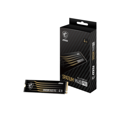 MSI SSD SPATIUM M480 PRO M2 PCIE 4TB PCI Express 40 NVMe 3D NAND