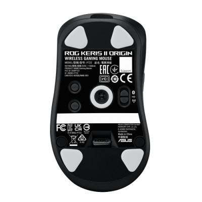 ASUS ROG Keris II Origin BLK raton Juego mano derecha RF Wireless Bluetooth USB Type A optico 42000 DPI