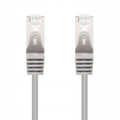 Nanocable 10m Cat6e cable de red Gris F UTP FTP
