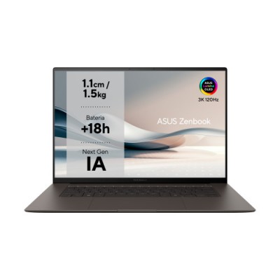 ASUS Zenbook S 16 OLED UM5606WA RK053W Copilot PC Ordenador Portatil 16 WQXGA 120Hz AMD Ryzen AI 9 HX 370 32GB RAM 1TB SSD Rade