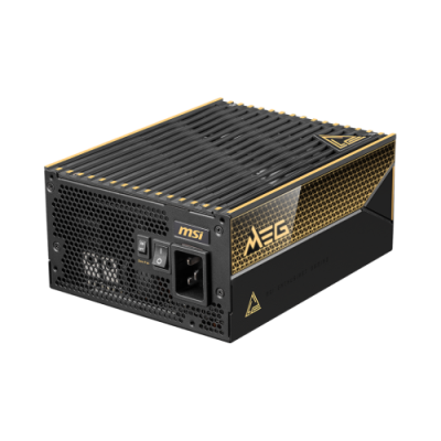 MSI MEG Ai1600T PCIE5 unidad de fuente de alimentacion 1600 W 24 pin ATX ATX Negro