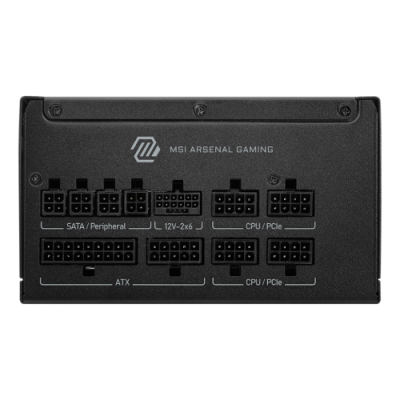 MSI MAG A850GLS PCIE5 unidad de fuente de alimentacion 850 W 24 pin ATX ATX Negro