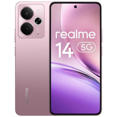 realme 14 169 cm 667 SIM doble Android 15 5G 12 GB 256 GB 5860 mAh Rosa