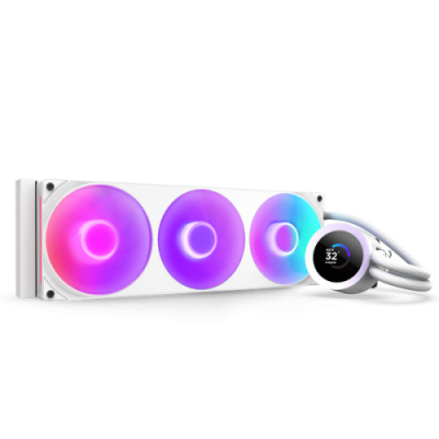 NZXT Kraken Plus 360 RGB Procesador Sistema de refrigeracion liquida todo en uno Blanco 1 piezas