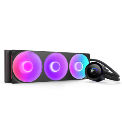 NZXT Kraken Plus 360 RGB Procesador Sistema de refrigeracion liquida todo en uno Negro 1 piezas